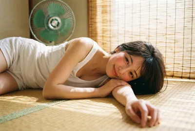 Boyfriend POV • Summer Tatami Nap, Gentle Breeze Fan & Reaching Hand